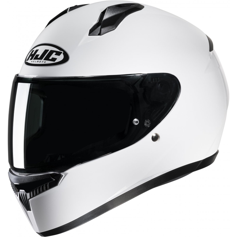 Casco integral de motocicleta HJC C10 blanco sólido - II. calidad