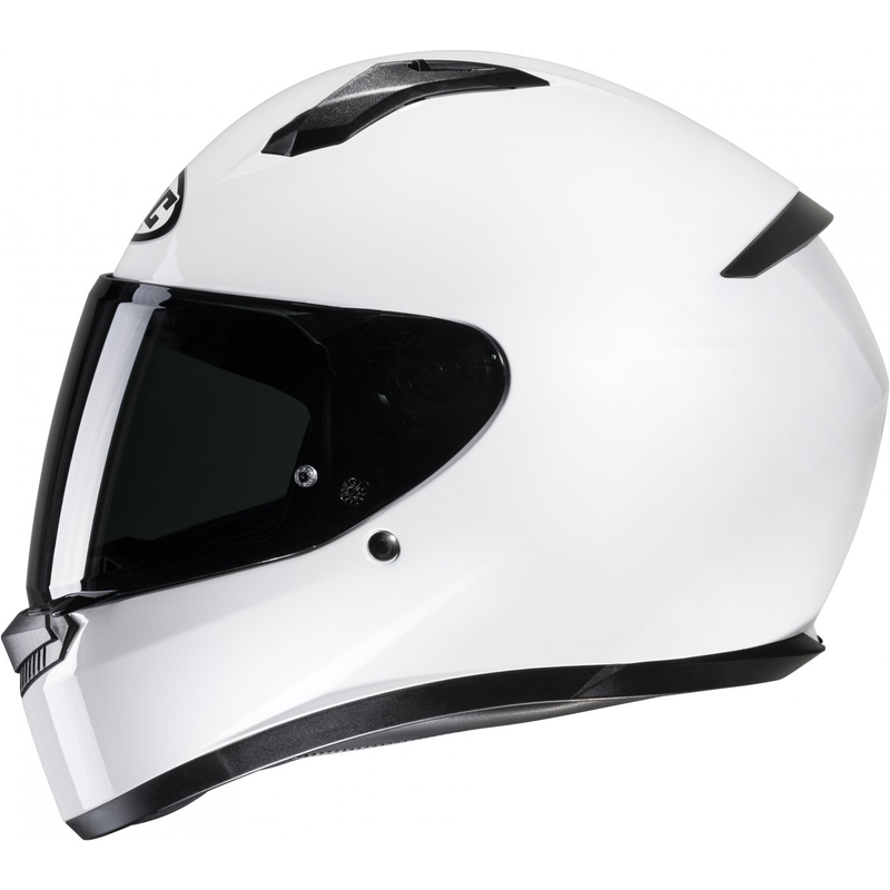 Casco integral de motocicleta HJC C10 blanco sólido - II. calidad
