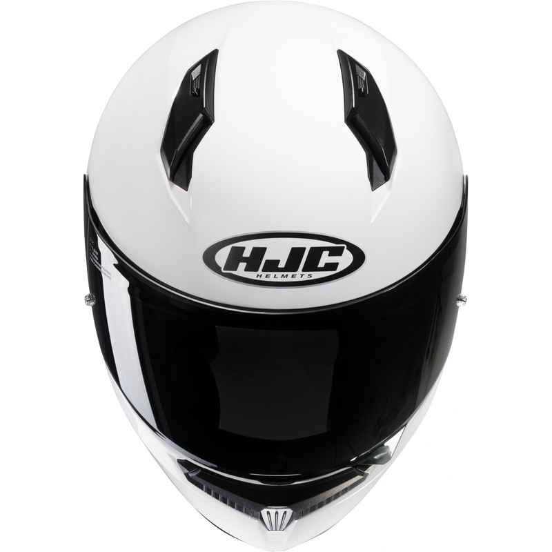 Casco integral de motocicleta HJC C10 blanco sólido - II. calidad