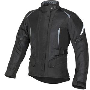 Chaqueta de moto para mujer Ayrton Teressa II Flow negro-gris - 2.ª calidad - II. calidad