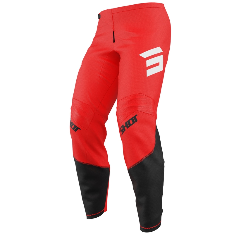 Pantalones de motocross Shot Draw Private rojos - II. calidad