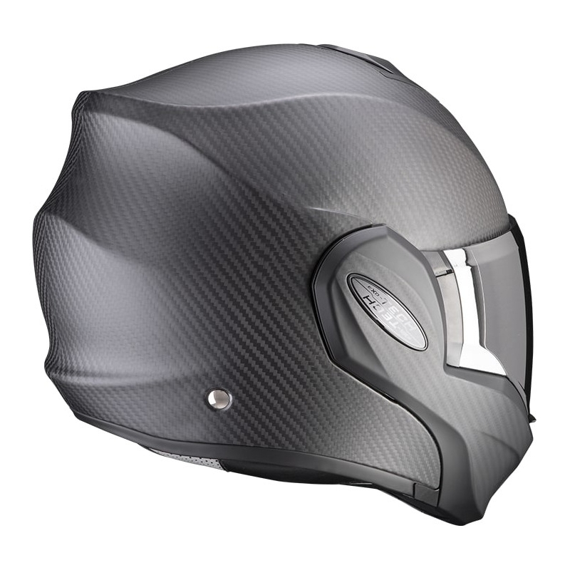 Casco abatible Scorpion EXO-TECH EVO Carbon, negro mate - II. calidad