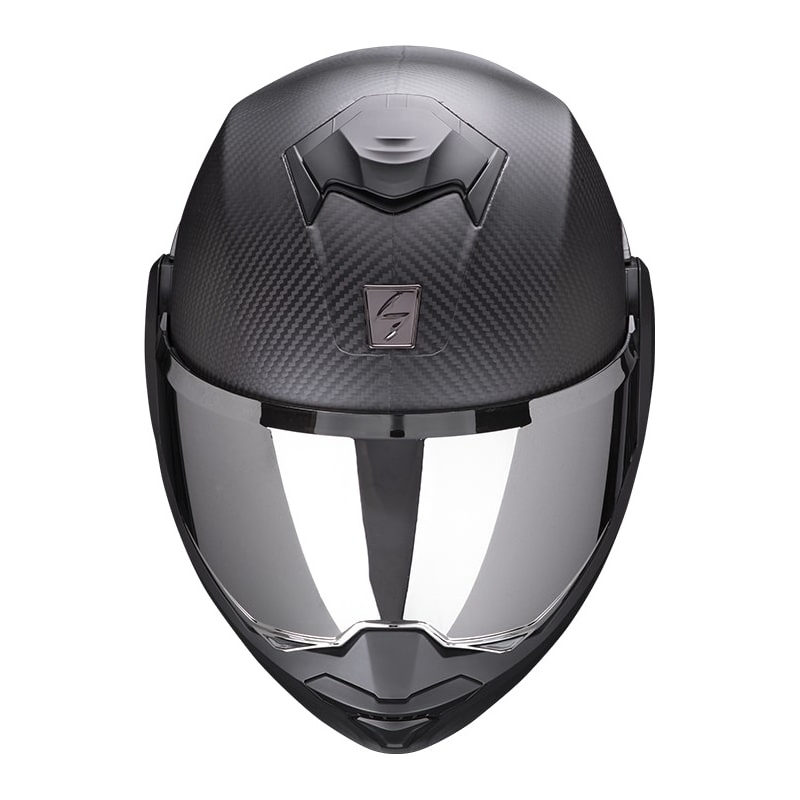 Casco abatible Scorpion EXO-TECH EVO Carbon, negro mate - II. calidad