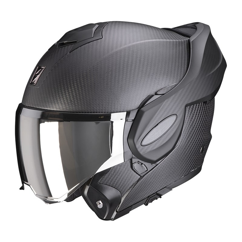 Casco abatible Scorpion EXO-TECH EVO Carbon, negro mate - II. calidad