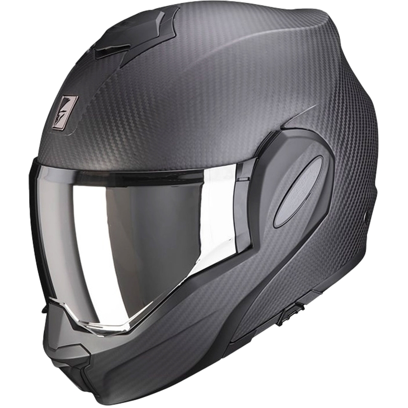 Casco abatible Scorpion EXO-TECH EVO Carbon, negro mate - II. calidad