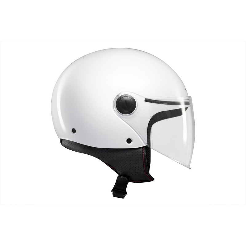 Casco de moto abierto MT Street S blanco brillante - II. calidad