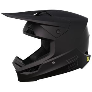 Casco de motocross Shot Race Solid negro - II. calidad liquidación