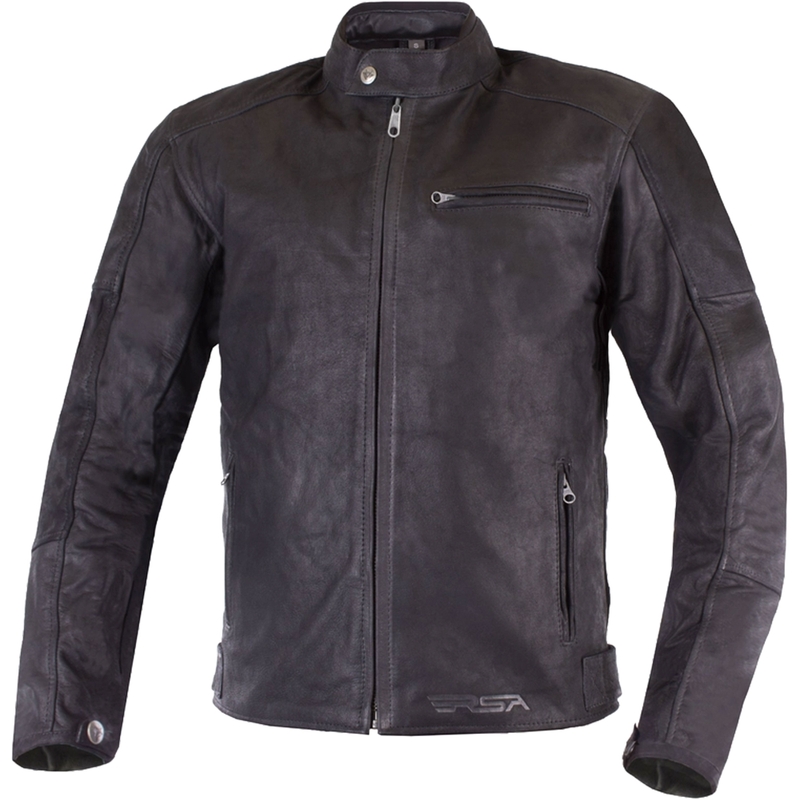 Chaqueta de moto RSA Daytona negra mate 2 - II. calidad