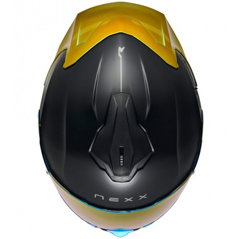 Casco integral de moto NEXX Y.100R Subsonic negro mate-rojo - II. calidad liquidación