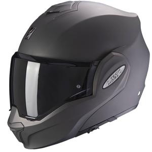Casco de moto plegable Scorpion EXO-TECH EVO Solid antracita mate - II. calidad