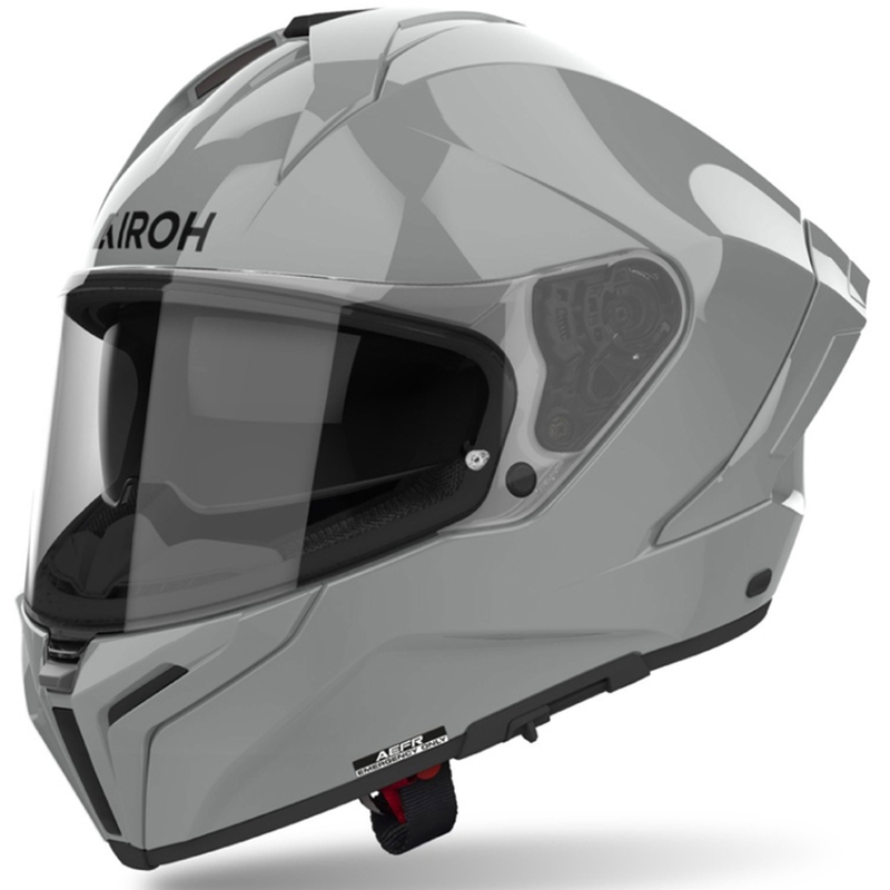 Casco integral de moto Airoh MATRYX Color gris claro