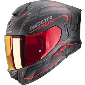 Casco integral de moto Scorpion EXO-530 Air Slope negro mate-rojo - II. calidad