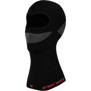 Casco Street Racer Basic con capucha negra