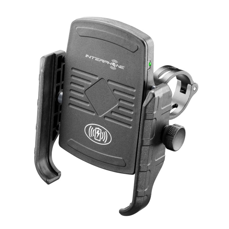 Soporte universal para móvil Interphone Motocrab con carga inalámbrica
