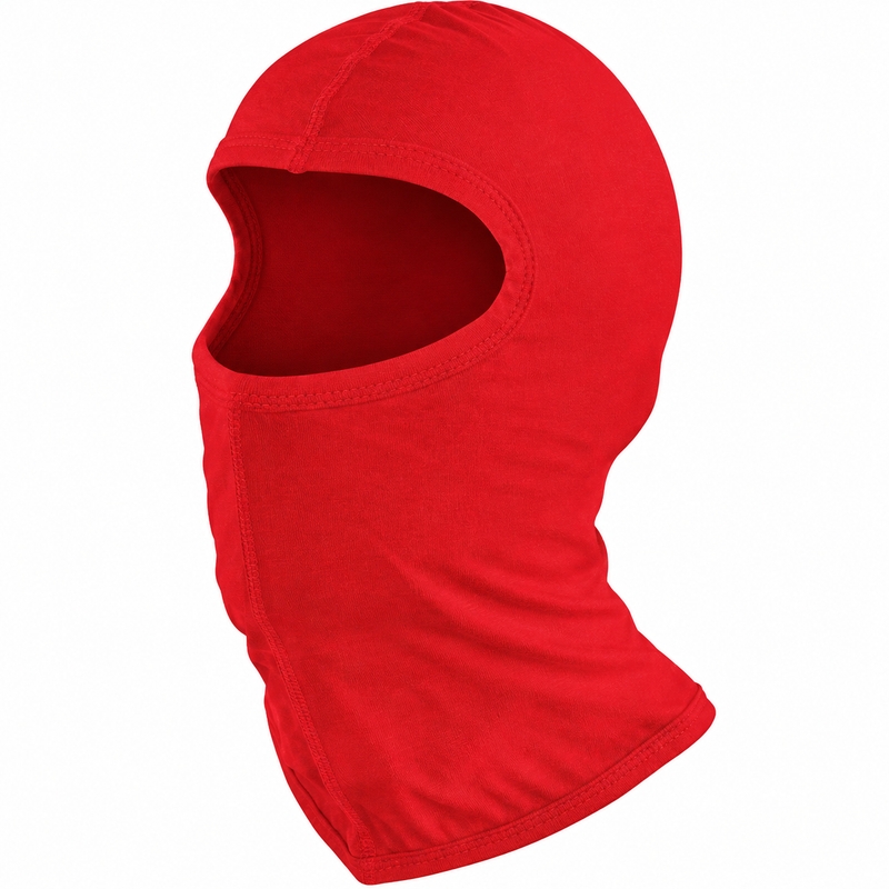 Capó de motocicleta bajo el casco Louis rojo