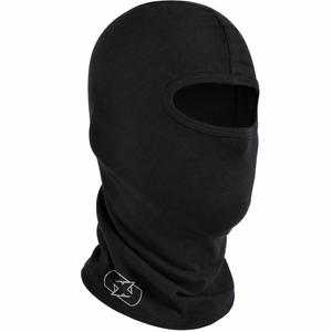 Pasamontañas Oxford Deluxe de lana merino negra para motocicleta