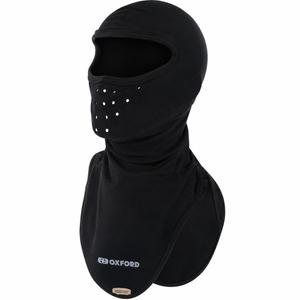 Capucha de motocicleta Oxford Balaclava Deluxe Micro Fleece negro