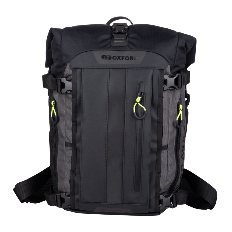Bolsa para moto Oxford Atlas B-20 Advanced Backpack 20 l gris - II. calidad
