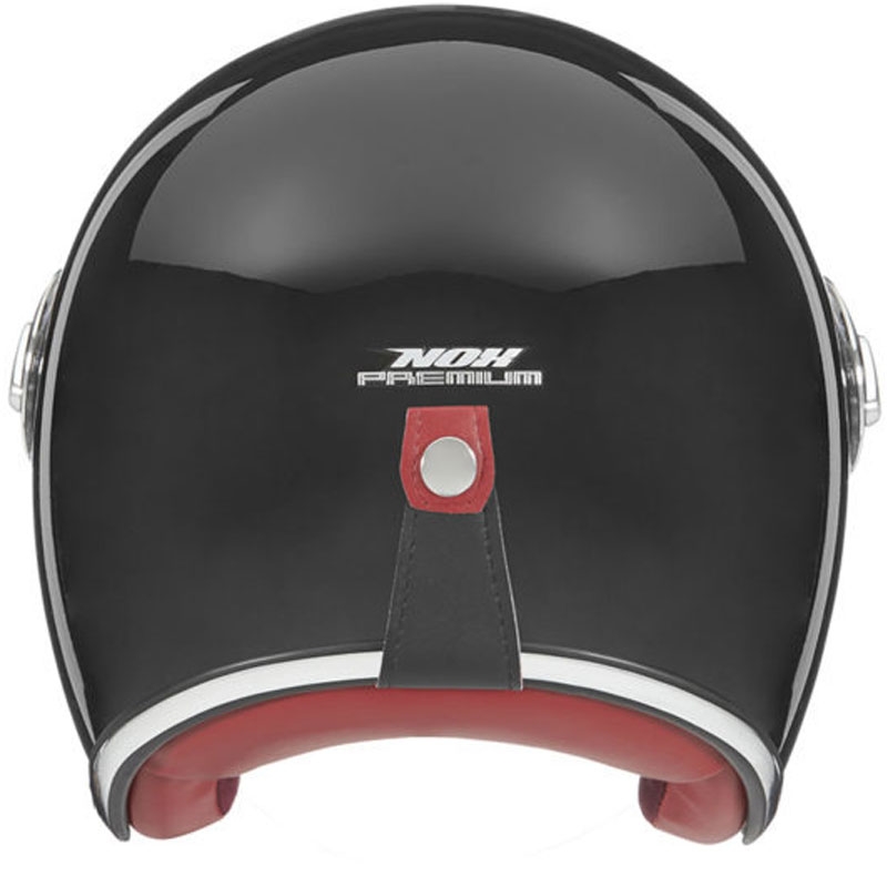 Casco de moto abierto NOX PREMIUM Heritage negro - II. calidad