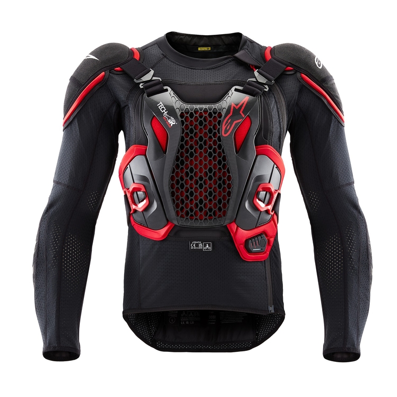 Chaleco con airbag Alpinestars TECH-AIR®OFF-ROAD, color negro y rojo, 2 unidades, II. Calidad - II. calidad