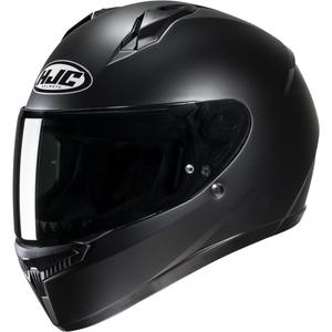 Casco integral de motocicleta semiplano HJC C10 Solid negro - II. calidad