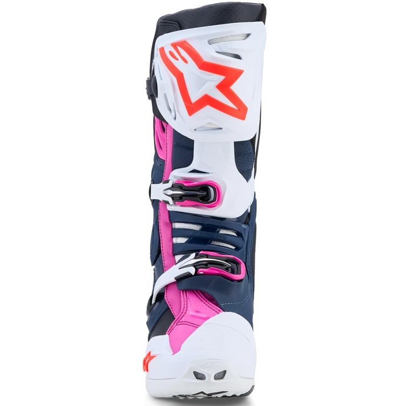 Botas de motocross Alpinestars TECH 10 Supervented azul oscuro-blanco-negro-morado