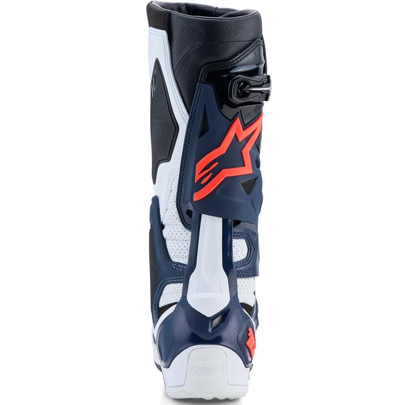 Botas de motocross Alpinestars TECH 10 Supervented azul oscuro-blanco-negro-morado