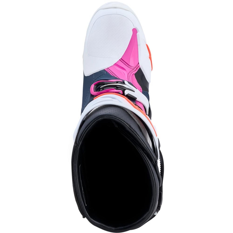 Botas de motocross Alpinestars TECH 10 Supervented azul oscuro-blanco-negro-morado