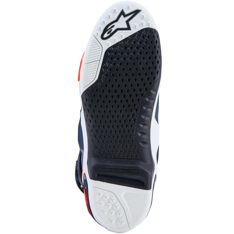 Botas de motocross Alpinestars TECH 10 Supervented azul oscuro-blanco-negro-morado