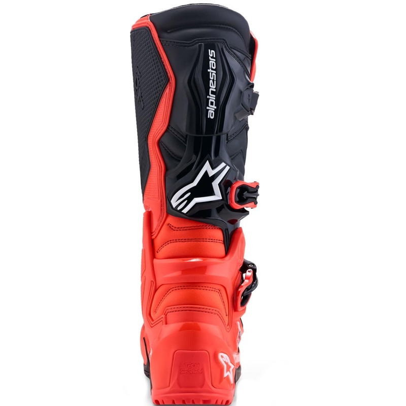 Botas de moto Alpinestars TECH 7 Enduro rojo flúor-negro