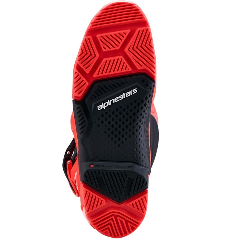 Botas de moto Alpinestars TECH 7 Enduro rojo flúor-negro