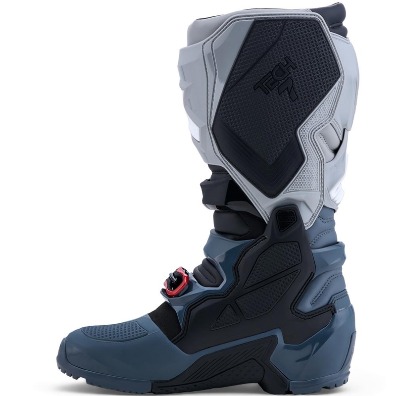 Botas de moto Alpinestars TECH 7 Enduro Drystar Gris oscuro-Gris claro-Rojo