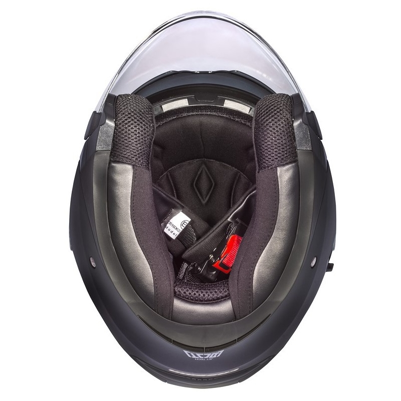 Casco Moto Cassida Jet Tech Open Negro Mate