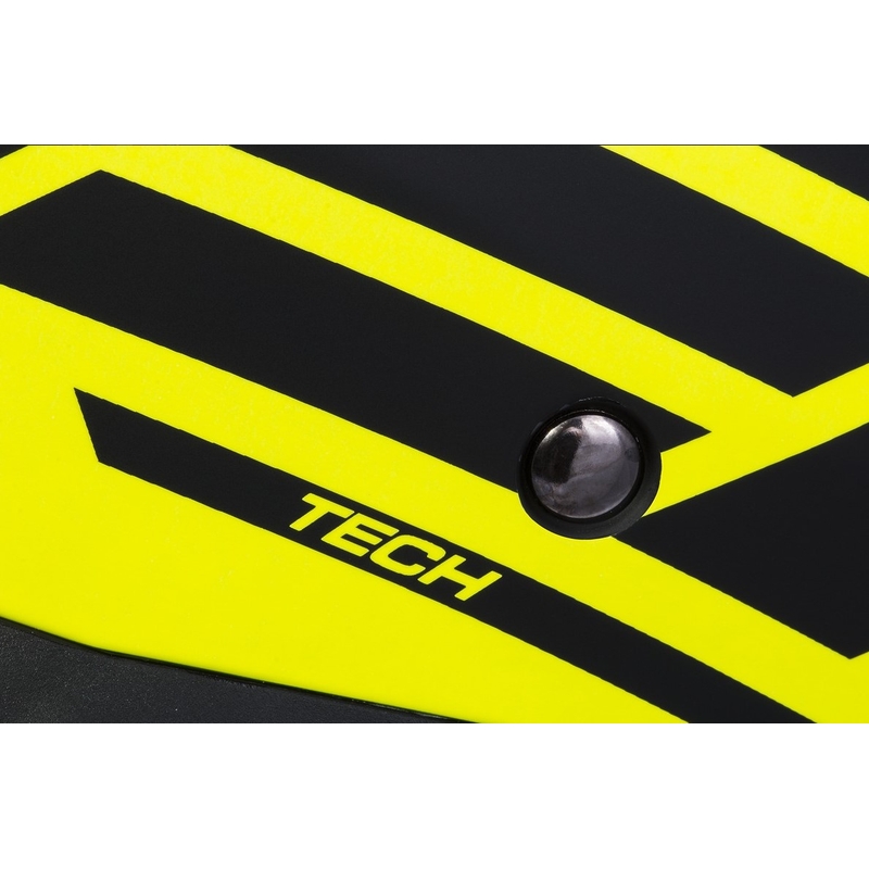 Casco de moto Cassida Jet Tech Corso abierto negro-amarillo fluo