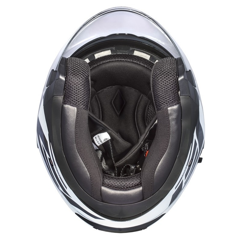 Casco Moto Cassida Jet Tech Corso Open Negro y Blanco