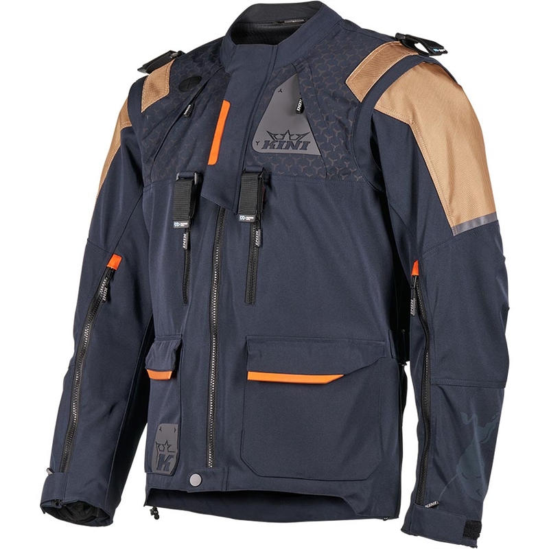 Chaqueta de motocross KINI Red Bull EXC 2.0 color antracita-beige