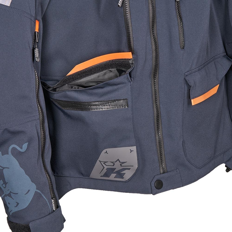 Chaqueta de motocross KINI Red Bull EXC 2.0 color antracita-beige