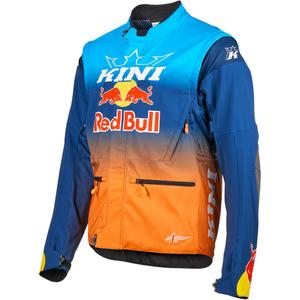 Chaqueta de motocross KINI Red Bull 1.0 Rallye azul-naranja
