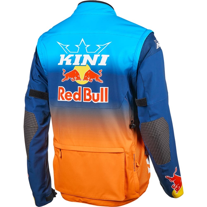 Chaqueta de motocross KINI Red Bull 1.0 Rallye azul-naranja