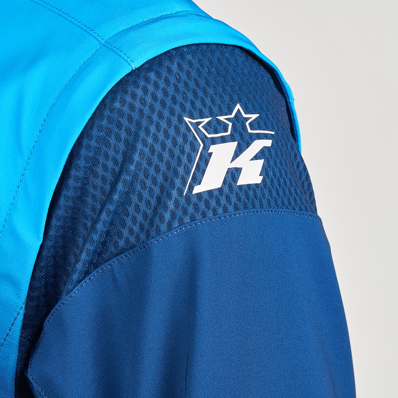 Chaqueta de motocross KINI Red Bull 1.0 Rallye azul-naranja