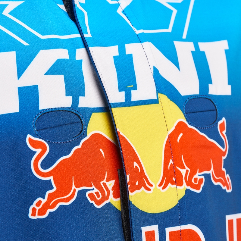 Chaqueta de motocross KINI Red Bull 1.0 Rallye azul-naranja