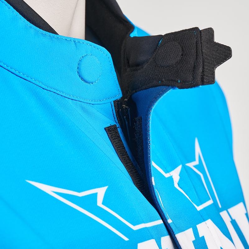 Chaqueta de motocross KINI Red Bull 1.0 Rallye azul-naranja
