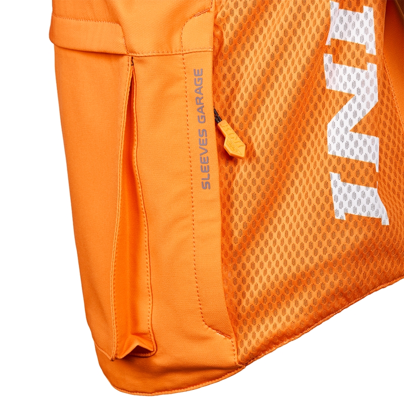 Chaqueta de motocross KINI Red Bull 1.0 Rallye azul-naranja