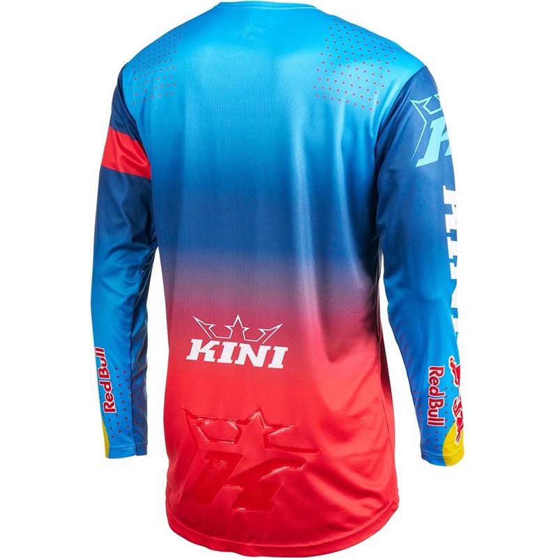 Camiseta de motocross KINI Red Bull 2.0 MXC azul-rojo