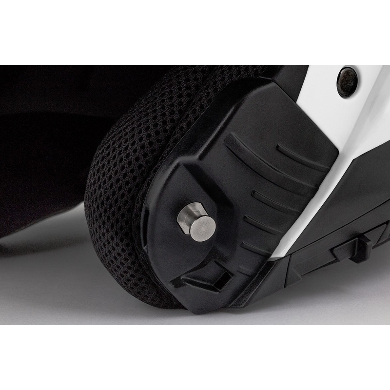 Casco de moto Cassida Compress 2.0 Refraction blanco-negro-amarillo fluo