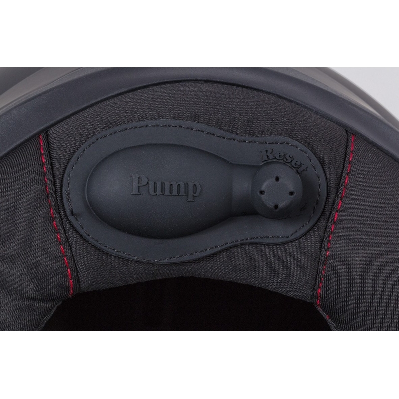 Casco de moto Cassida Compress 2.0 Refraction negro-gris-rojo abatible