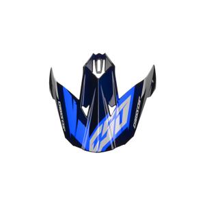 Visera de casco para Cassida Cross Cup Two negro-blanco-azul