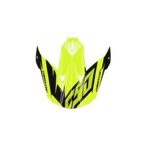 Casco Cassida Cross Cup Two visera negro-gris-amarillo fluo