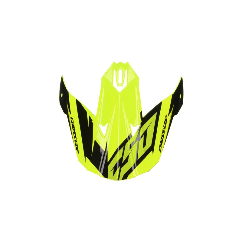 Casco Cassida Cross Cup Two visera negro-gris-amarillo fluo