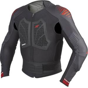 Protector corporal Zandona Action X7 negro-rojo 170-179 cm